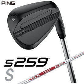 ピン｜PING ウェッジ s259 MIDNIGHT [Wedge /56° /12° /Sグラインド /NS PRO MODUS 3 TOUR 115 /S /右利き用]