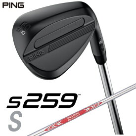 ピン｜PING ウェッジ s259 MIDNIGHT [Wedge /60° /10° /Sグラインド /NS PRO MODUS 3 TOUR 120 /S /右利き用]【2026年2月5日発売予定】発売日以降のお届け
