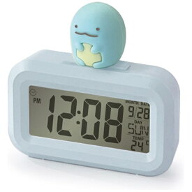 アリアス すみっコぐらし 置き時計 3Dフィギュア付きデジタルクロック とかげ AC24025SXSG-BU