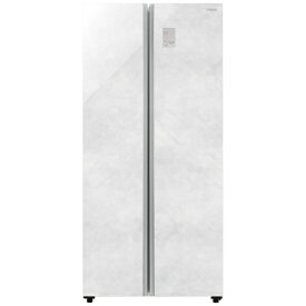 【エントリーで最大2万ポイント当たる｜2/25まで】 AQUA｜アクア 冷凍冷蔵庫 クリアマーブルホワイト AQR-SBS48A(W) [幅83.5cm /475L /2ドア /観音開きタイプ /2025年]【無料延長保証】