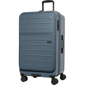 オルティモ｜Oltimo スーツケース フロントオープン ハーフオープン ファスナータイプ 旅行日数目安：10日程度 約92L 拡張時103L TSAロック搭載 ストッパー付き 静音キャスター ネイビー OT-0857-69N-NV [TSAロック搭載]