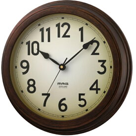 MAG｜マグ レトロな見た目でも中身は最新の電波時計 大正館 ブラウン W-778 BR-Z