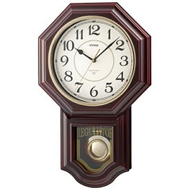 MAG｜マグ クラシカルなメロディ＆ボンボン振り子時計 ブラウン W828BRZ