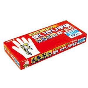 エステー|S.T ポリエチレン使い切り手袋 Sサイズ 100枚入 半透明 NO940S【rb_pcp】