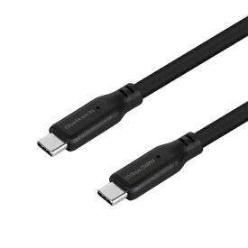 OWLTECH｜オウルテック USB-C ⇔ USB-Cケーブル [映像 /充電 /転送 /2.0m /4K /PD240W /USB4(20Gbps)] ブラック OWL-CB20G01CC20-BK [USB-C ⇔ USB-C /4K]