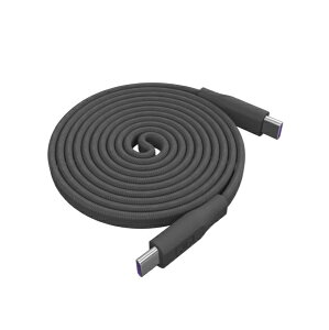CIO�b�V�[�A�C�I�[ USB-C �� USB-C�P�[�u�� [�[�d /�]�� /1.5m /PD240W /USB2.0] ���C�g�u���b�N CIO-NLSC-FL-CC15-LBK [USB-C �� USB-C]