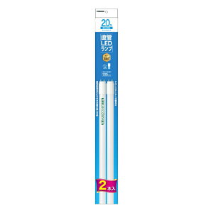 YAZAWA�b���U�� LED����20�^ �����F �O���[���@2�{�p�b�N�@LDF20D/7/12/3/2P�@���ɗD�����K���X���@���邳1260lm�@6500K �����F [G13 /20�` /�����F /2�{]