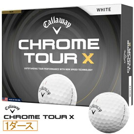 キャロウェイ｜Callaway ゴルフボール CHROME TOUR X クロムツアーX ホワイト 643226312 [12球（1ダース）]