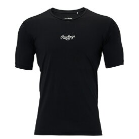 ローリングス｜Rawlings チーム対応 半袖アンダーシャツ ブラック ASU15S02 [150サイズ]【返品交換不可】