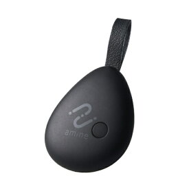 ELECOM｜エレコム スマートタグ Apple「探す」対応 iPhone / iPad 紛失防止タグ 小型 軽量5.8g ストラップ一体 電池交換CR2032 約10カ月 防滴 鍵 財布 バッグ 置き忘れ通知 ブラック LGT-BETG2BKA