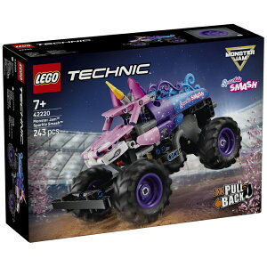 ���S�W���p���bLEGO ���S(LEGO) 42220 �e�N�j�b�N Monster Jam(TM) Sparkle Smash(TM) �v���o�b�N