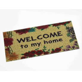 LIV PLUS｜リブプラス 玄関マット ウェルカムフラワー 24×55cm ウェルカムフラワー ND-9911