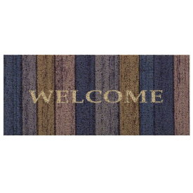 LIV PLUS｜リブプラス 玄関マット アーバンウッドウェルカム 24×55cm アーバンウッドウェルカム ND-9917