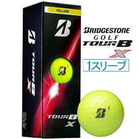 ブリヂストン｜BRIDGESTONE ゴルフボール TOUR B X イエロー B6YXJ [3球（1スリーブ）]
