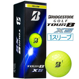 ブリヂストン｜BRIDGESTONE ゴルフボール TOUR B XS イエロー S6YXJ [3球（1スリーブ）]