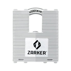 ZARKER キー式 ラミネートスチール シャックルガード南京錠 ツル径8mm N-52S