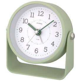 MAG｜マグ マットなスモーキーカラーがオシャレな目覚まし時計 モナカ グリーン T-778 GR-Z [アナログ]
