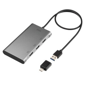 �T�����T�v���C�bSANWA SUPPLY �f���ϊ��A�_�v�^ [USB-C�{USB-A �I�X�����X HDMIx3] 4K�Ή�(Mac/Windows11�Ή�) USB-CVU3HD8 [4K]