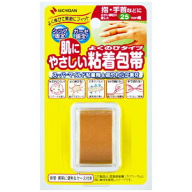 ニチバン｜NICHIBAN ニチバン肌にやさしい粘着包帯 指・手首など 25mm幅〔包帯・ガーゼ など〕