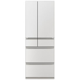 【無料延長保証】 三菱電機｜Mitsubishi Electric 冷蔵庫 中だけひろびろ大容量 MZシリーズ（プレミアムフレンチモデル） グランドリネンホワイト MR-MZ60N-W [幅68.5cm /602L /6ドア /観音開きタイプ /2026年]