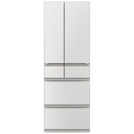 【無料延長保証】 三菱電機｜Mitsubishi Electric 冷蔵庫 中だけひろびろ大容量 MZシリーズ（プレミアムフレンチモデル） グランドリネンホワイト MR-MZ54N-W [幅65cm /540L /6ドア /観音開きタイプ /2026年]