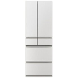 【無料延長保証】 三菱電機｜Mitsubishi Electric 冷蔵庫 中だけひろびろ大容量 MZシリーズ（プレミアムフレンチモデル） グランドリネンホワイト MR-MZ49N-W [幅65cm /485L /6ドア /観音開きタイプ /2026年]