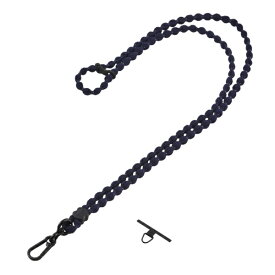 ELECOM｜エレコム スマホショルダー ショルダーストラップ 肩掛け 斜めがけ 全機種対応 落下・紛失防止 やわらか伸縮タイプ 特許こぶ型ひも 反射素材で夜間も安心 軽量 ストラップホールシート付 AIRFLEX ネイビー P-STSDH1FLRENV