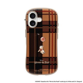 HAMEE｜ハミィ [iPhone 17専用]ディズニーキャラクター iFace First Class Cafe MagSynqケース プー/チェック/オレンジ 41-187429