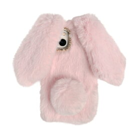 HAMEE｜ハミィ [iPhone 15/14/13専用]ファースマホケース ラビット/ピンク 682-780066