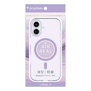 �g���j�e�B�bTrinity iPhone 17 [AIR-REAL INVISIBLE] MagSafe�Ή� ���^�y�ʃn�[�h�P�[�X �N���A�p�[�v��×�p�[�v�������O TR-IP25M2-ARPMS-CLV