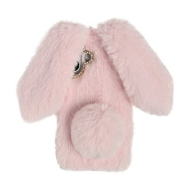 HAMEE｜ハミィ [iPhone 16専用]ファースマホケース ラビット/ピンク 682-780110