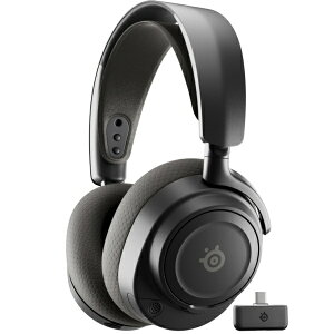 �y2026�N01��16�������z SteelSeries�b�X�e�B�[���V���[�Y �Q�[�~���O�w�b�h�Z�b�g Arctis Nova 7 Gen 2(PS4/PS5/Switch/Switch2�Ή�) �u���b�N 61730 [���C�����X�iBluetooth/USB-C�{USB-A�j /���� /�w�b�h�o���h�^�C