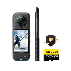�y�G���g���[�ōő�2���|�C���g������b4/23�܂Łz INSTA360�b�C���X�^360 X5 �X�m�[�{�[�h�o���h�� �u���b�N CINSAAHA-X581