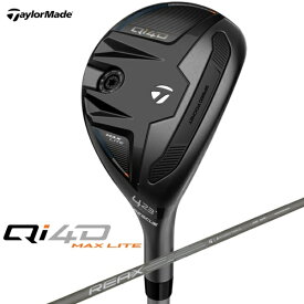 テーラーメイドゴルフ｜Taylor Made Golf レスキュー Qi4D MAX LITE キューアイ フォーディー マックス ライト [♯6 /30° /REAX 45 /SR /メンズ /右利き用]