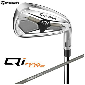 �e�[���[���C�h�S���t�bTaylor Made Golf �A�C�A���Z�b�g Qi MAX LITE �L���[�A�C �}�b�N�X ���C�g 6�{�Z�b�g #6�`9�APW�AAW [REAX 45 /R /�����Y /�E�����p]
