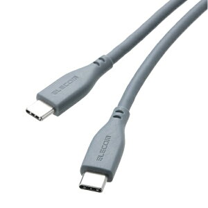ELECOM�b�G���R�� USB-C �� USB-C�P�[�u�� [�[�d /�]�� /2.0m /PD100W /USB2.0] �I�[�V���� �O���[�� MS-CC5PSS20GN [USB-C �� USB-C]