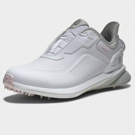 フットジョイ｜FootJoy ゴルフシューズ プロエスエル BOA ホワイト×グレー 98235 [レディース /22.5cm /幅:Wide(3E相当)]【返品交換不可】