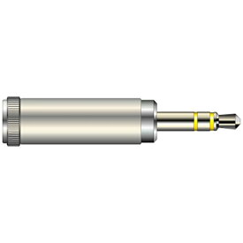 JVC｜ジェイブイシー オーディオ変換プラグ(ステレオミニ⇔モノラルミニ)　AP-106A[AP106A]