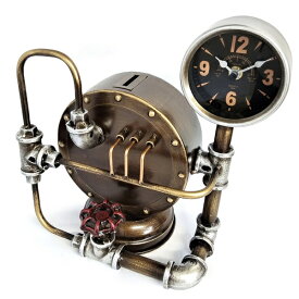 bcl｜ビーシーエル Steampunk スタンドクロック ブラック