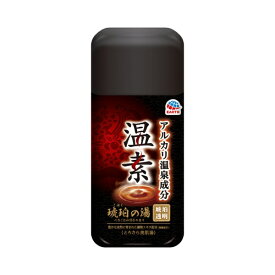 【エントリーで最大全額ポイント還元｜7/18迄】 アース製薬｜Earth 【温素】琥珀の湯 600g〔入浴剤〕【rb_pcp】