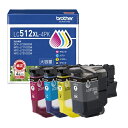 brother｜ブラザー LC512XL-4PK 純正プリンターインク (大容量タイプ) 4色パック