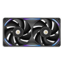 NZXT｜エヌゼットエックスティー ケースファンx2 [120mm /3100RPM] F240X(シングルフレーム) ブラック RF-U24PN-B1