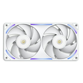 NZXT｜エヌゼットエックスティー ケースファンx2 [120mm /3100RPM] F240X(シングルフレーム) ホワイト RF-U24PN-W1