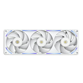 NZXT｜エヌゼットエックスティー ケースファンx3 [120mm /3100RPM] F360X(シングルフレーム) ホワイト RF-U36PN-W1