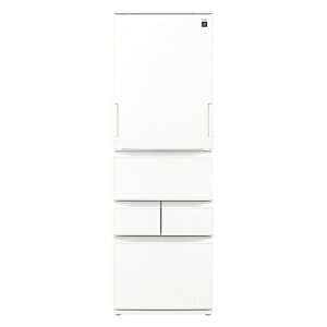 SHARP�b�V���[�v �①�� �V���L�[�}�b�g�z���C�g SJ-XW41R-W [��60cm /408L /5�h�A /���E�J���^�C�v]�s��{�ݒu�����Z�b�g�t