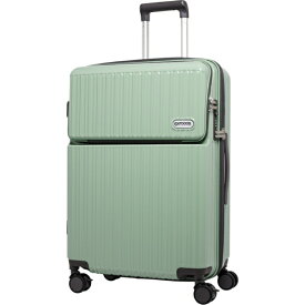 OUTDOOR PRODUCTS｜アウトドアプロダクツ スーツケース 71L（81L） 約1週間 アクアグリーン OD-0890-63N-AGR [TSAロック搭載]