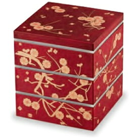 正和｜SHOWA Showa シール付 5.0 大和三段重 コボクウメ 茜
