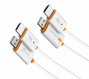 j5 create�b�W�F�C�t�@�C�u�N���G�C�g �k���C�����XHDMI�l����M�@ ScreenCast Mini �z���C�g/�I�����W JVAW65