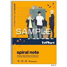 ヒサゴ 『ハイキュー!!』B5スパイラルノート／烏野高校 HH5001