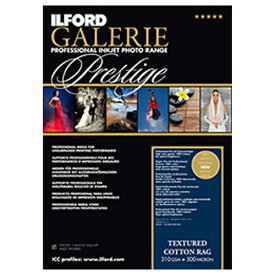 ILFORD｜イルフォード ギャラリープレステージ ギャラリーテクスチャードコットンラグ 310g/m2 （A3ノビサイズ・25枚）　GALERIE Textured Cotton Rag　422384[422384ギャラリーテクスチャード]